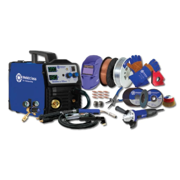 Weldclass WC-180MSTTK MIG/STICK/TIG 10A Tradies Welder Kit